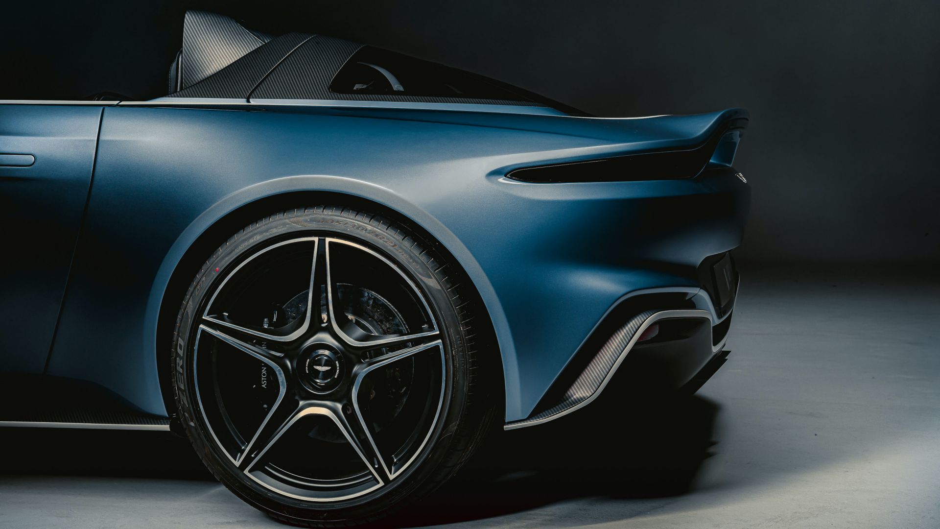 Aston Martin Shows New V12 Speedster In Matte Black As Prototype Makes Dynamic Debut