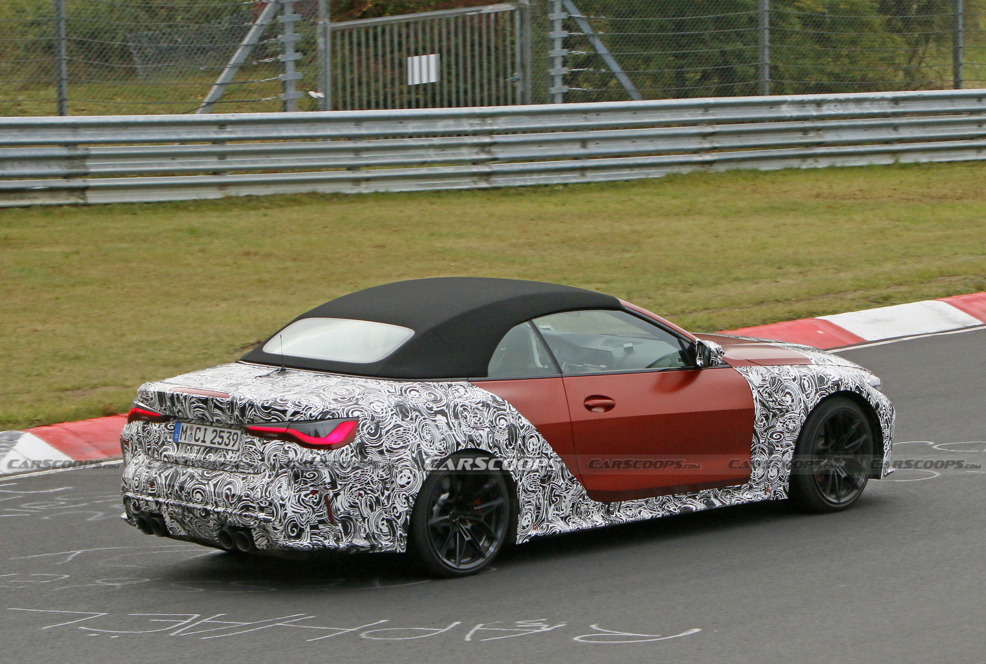 2021 BMW M4 Convertible Gets Dressed In Orange Attire For Nurburgring Track Testing