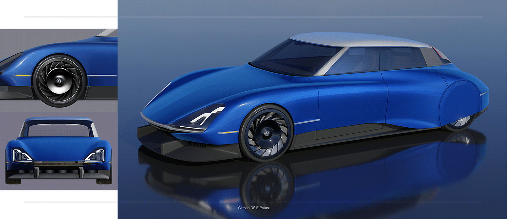Citroen DS Pallas Homage Study Re-imagines French Icon As An Electric Flagship For The 2020s