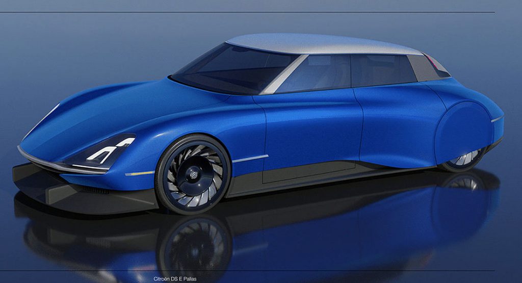 Citroen Ds Pallas Homage Study Re Imagines French Icon As An Electric Flagship For The s Carscoops