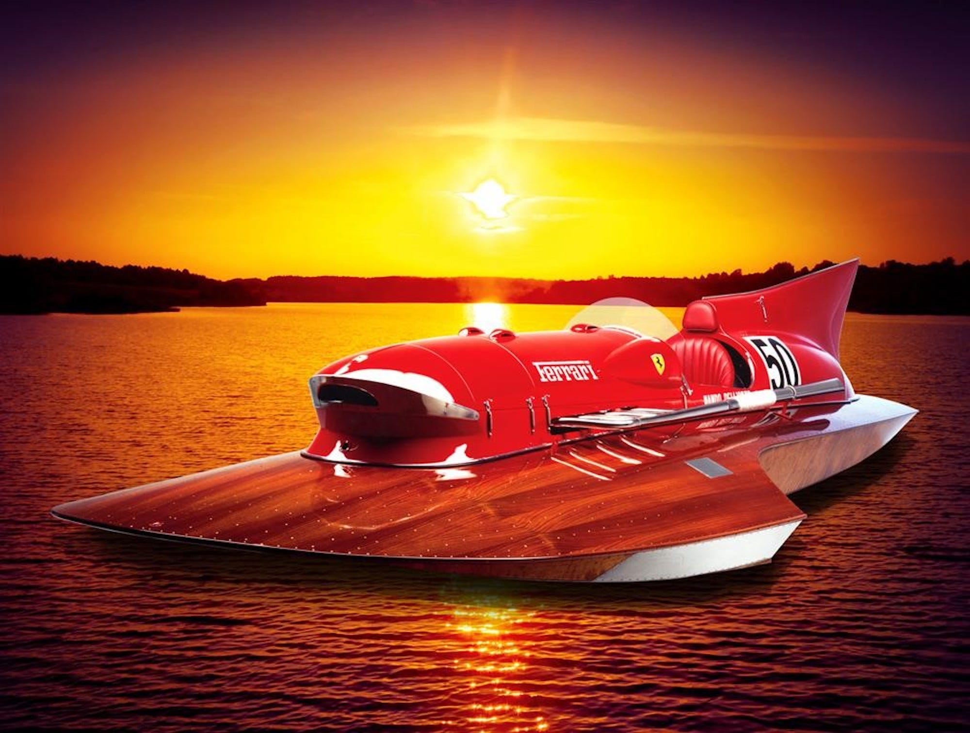 Amazing Ferrari Hydroplane That Chased Records In The ’50s Is Now For Sale