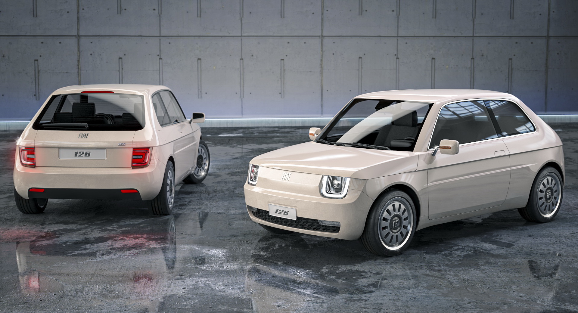 Reviving The Fiat 126 As A Modern Electric City Car Is Pure Eye Candy