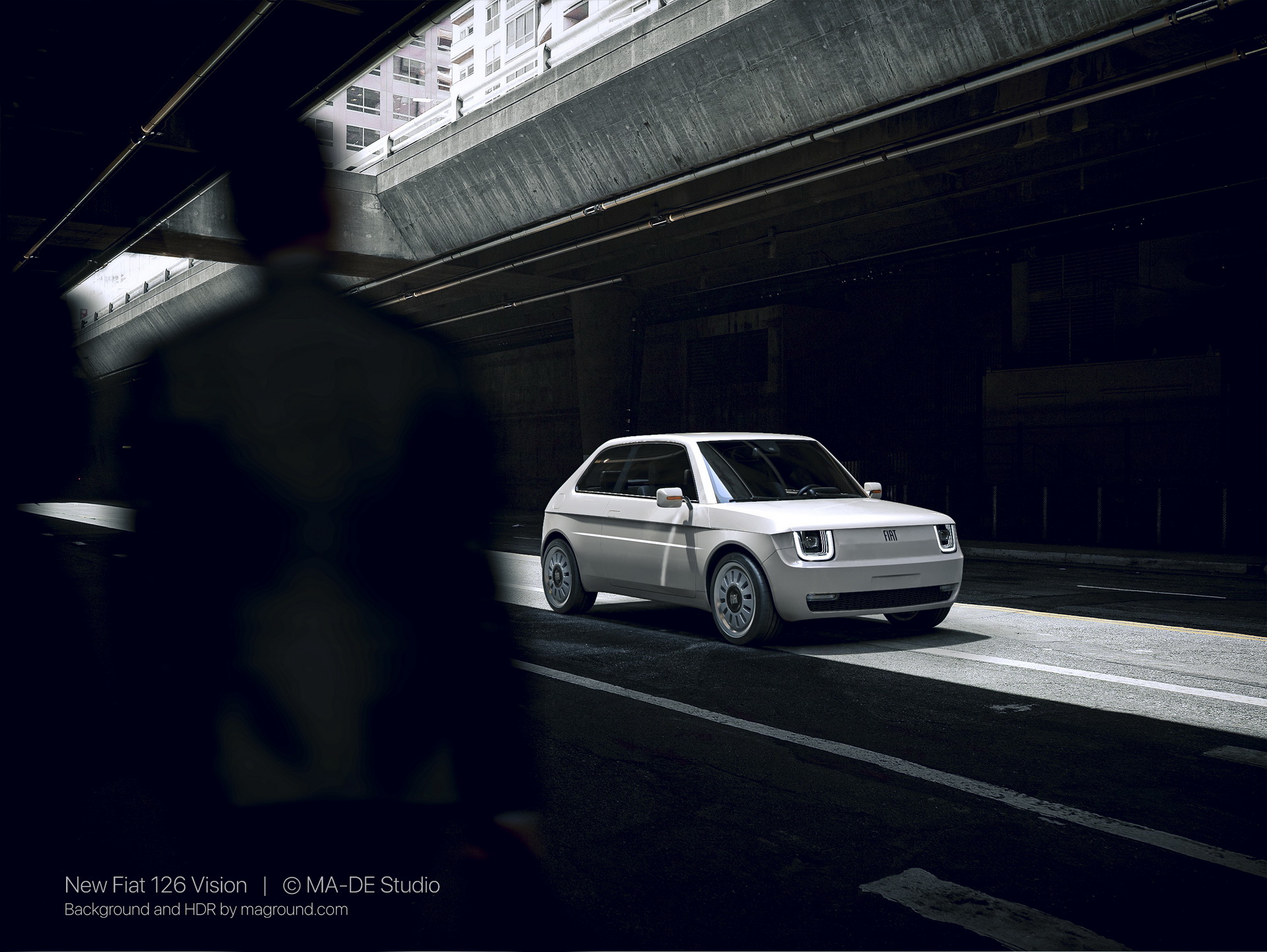 Reviving The Fiat 126 As A Modern Electric City Car Is Pure Eye Candy