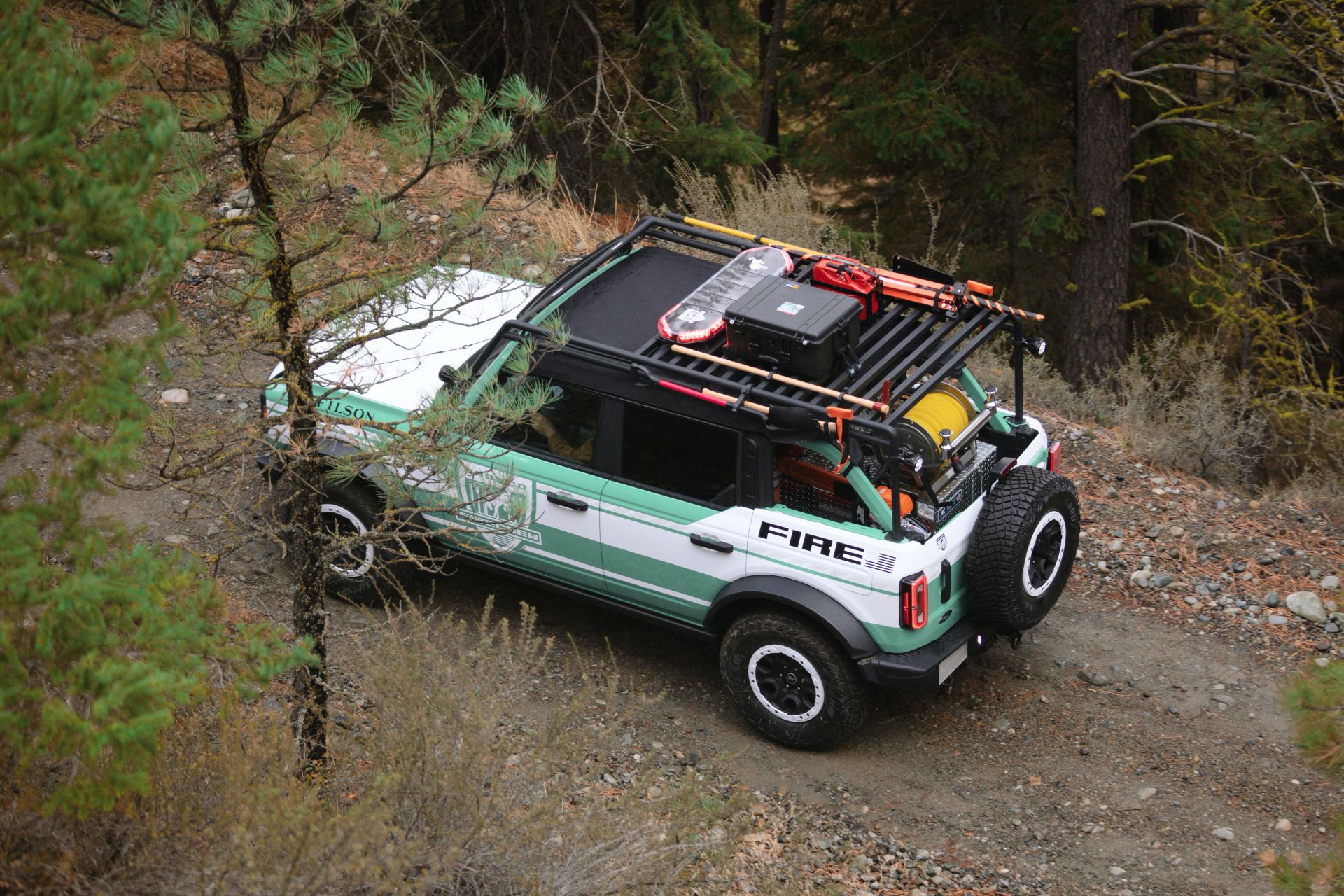 Ford And Filson Team Up For Cool Bronco Wildland Fire Rig Concept
