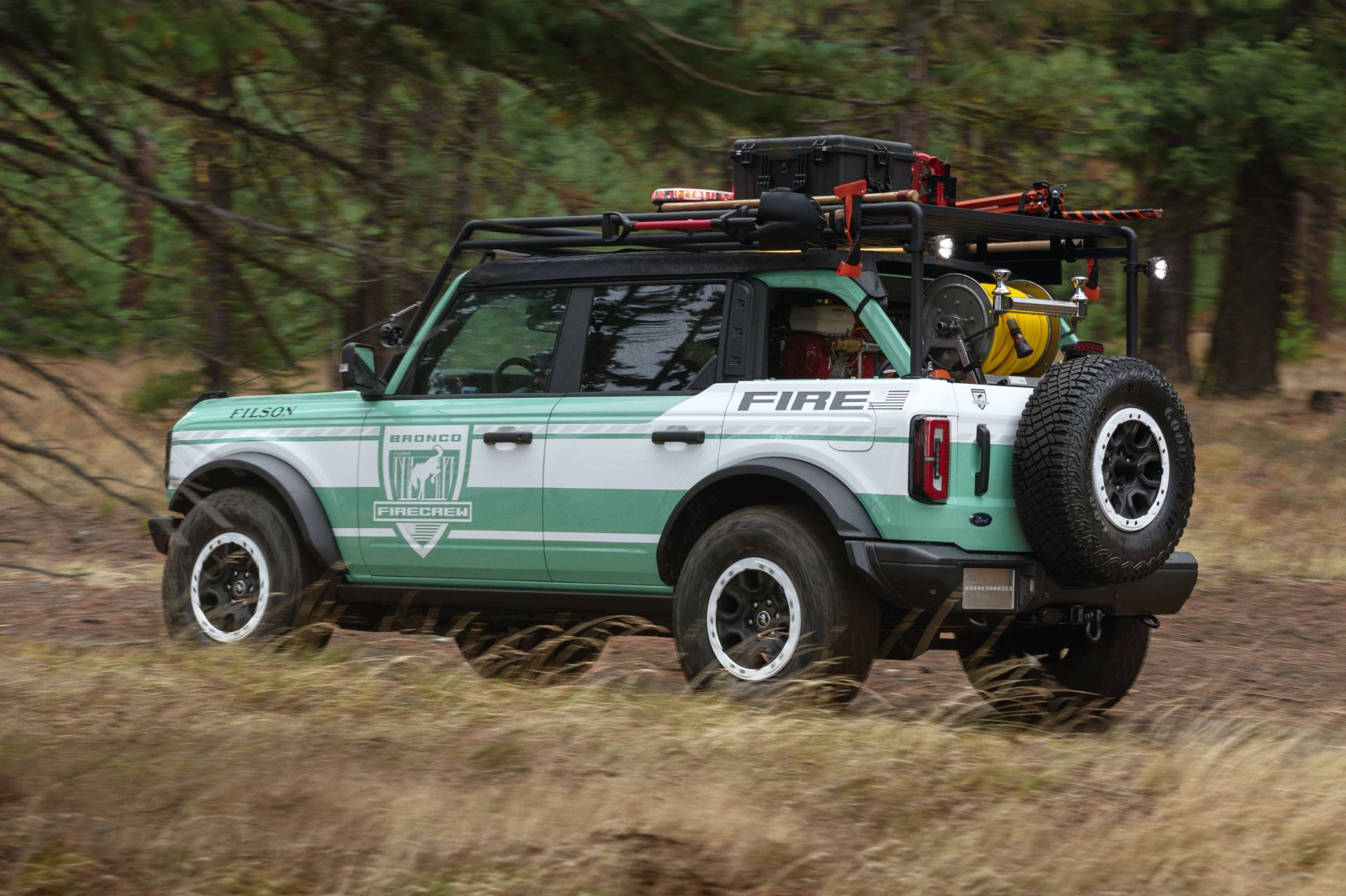 Ford And Filson Team Up For Cool Bronco Wildland Fire Rig Concept