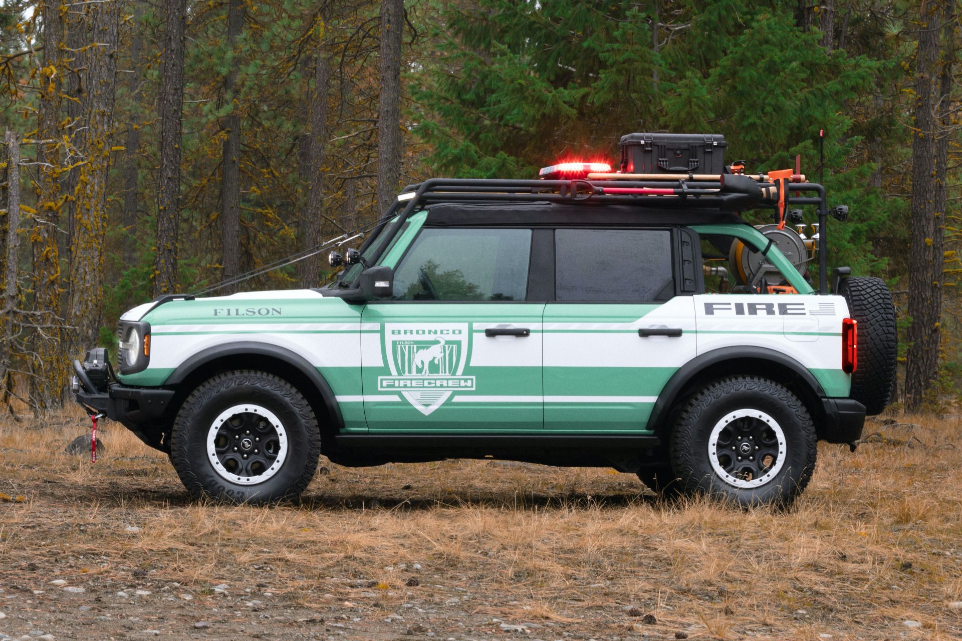 Ford And Filson Team Up For Cool Bronco Wildland Fire Rig Concept