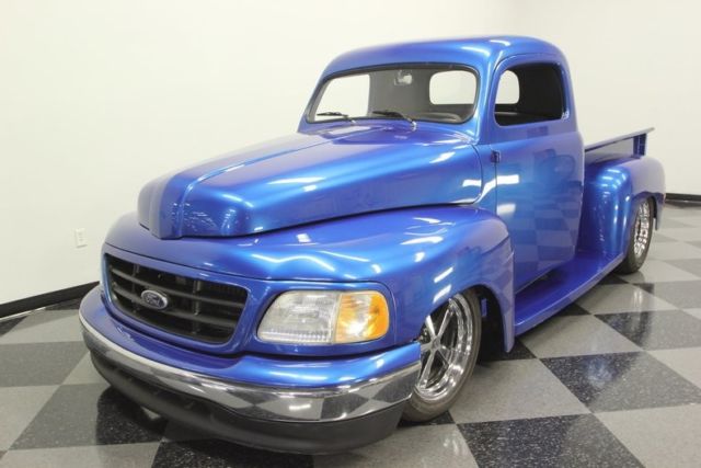 Heavily Modded 1948 Ford F-1 Has A Modern Fascia And A 5.0-Liter V8