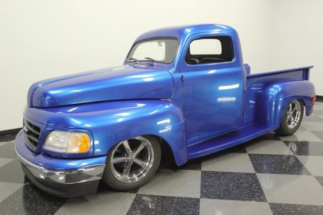 Heavily Modded 1948 Ford F-1 Has A Modern Fascia And A 5.0-Liter V8