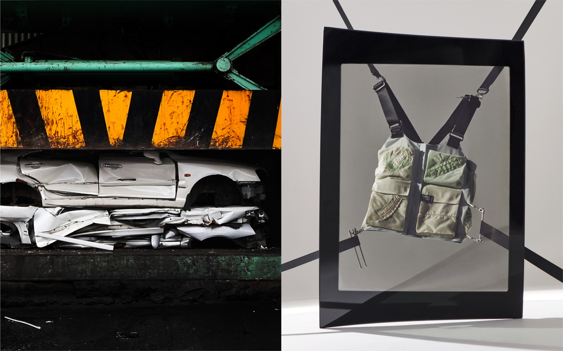 Hyundai Fashions Clothes And Jewelry Made From Discarded Car Parts Such As Seatbelts And Airbags