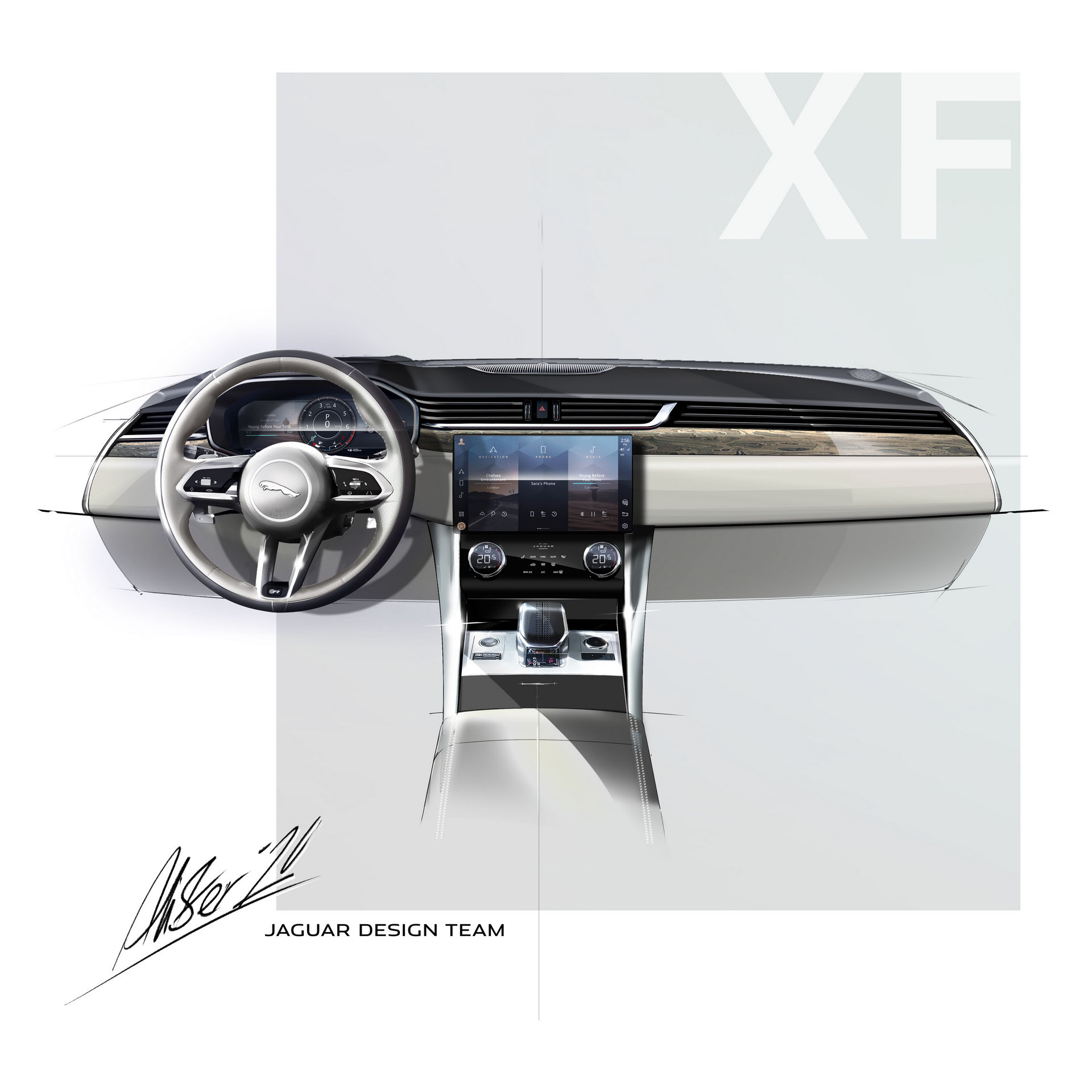 Jaguar XF Updated For 2021 With Revised Styling, A New Interior And Two Four-Cylinder Engines