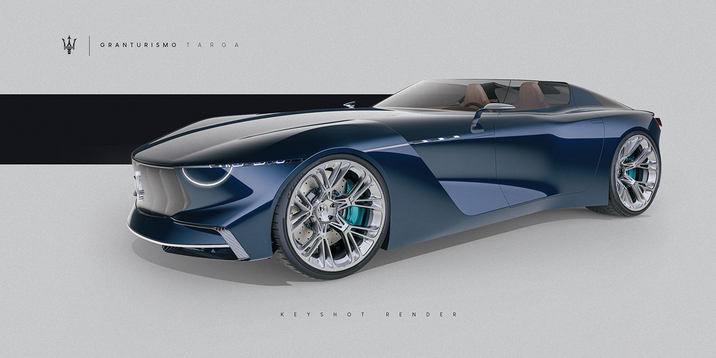 Maserati GranTurismo Targa Design Study Makes The MC20 Seem A Bit Uneventful