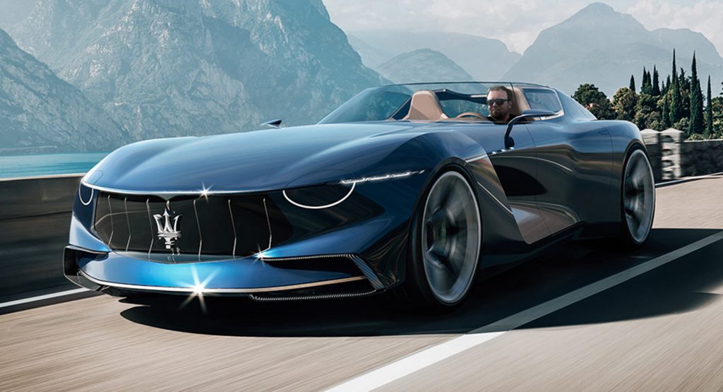  Maserati GranTurismo Targa Design Study Makes The MC20 Seem A Bit Uneventful