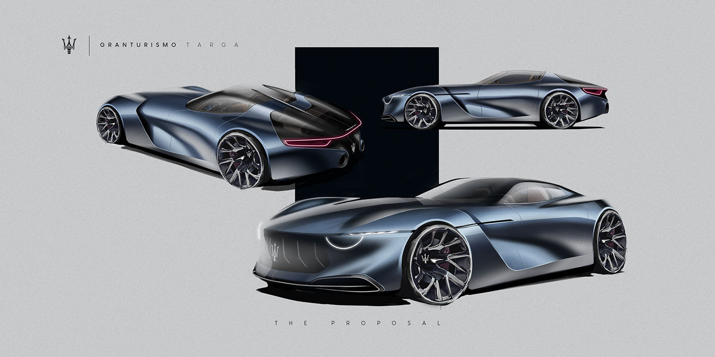 Maserati GranTurismo Targa Design Study Makes The MC20 Seem A Bit Uneventful