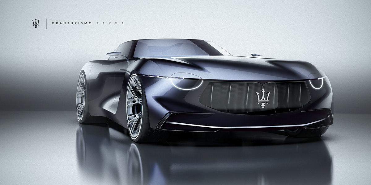 Maserati GranTurismo Targa Design Study Makes The MC20 Seem A Bit Uneventful