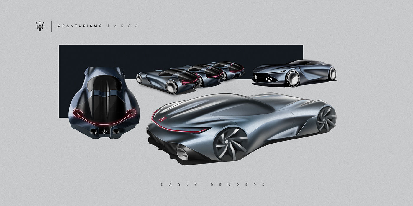 Maserati GranTurismo Targa Design Study Makes The MC20 Seem A Bit Uneventful