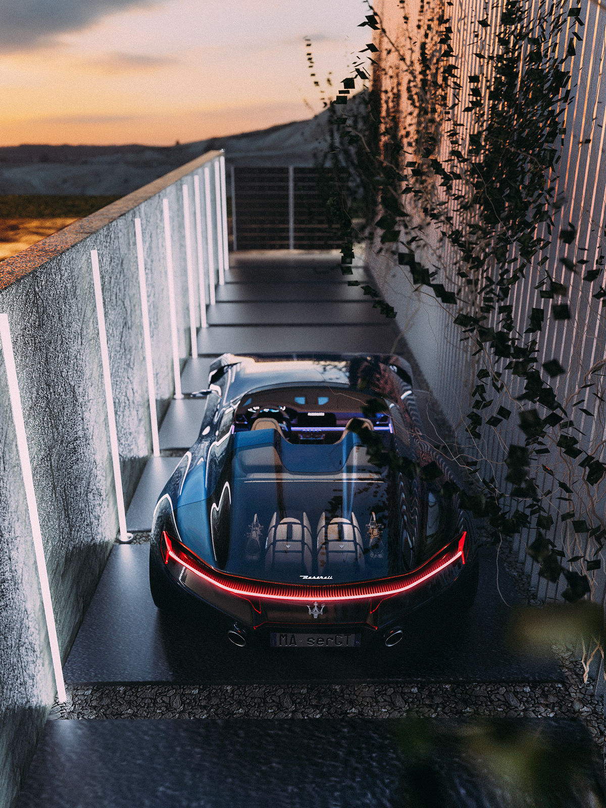 Maserati GranTurismo Targa Design Study Makes The MC20 Seem A Bit Uneventful