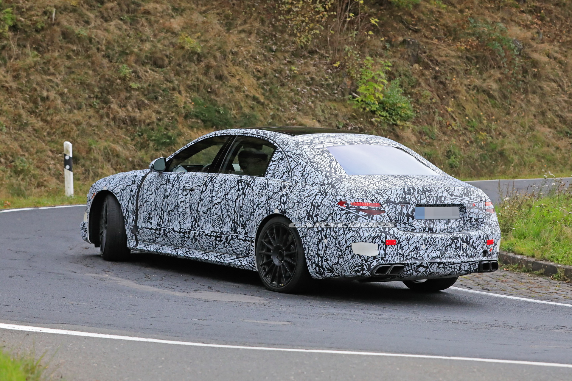 2022 Mercedes-AMG S63e: More Spy Shots Of The Electrified 700 HP Luxury Missile