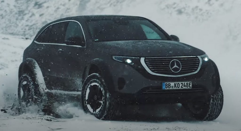  Check Out Mercedes’ EQC 4×4² Electric Monster SUV Concept Go Off-Road In Italy