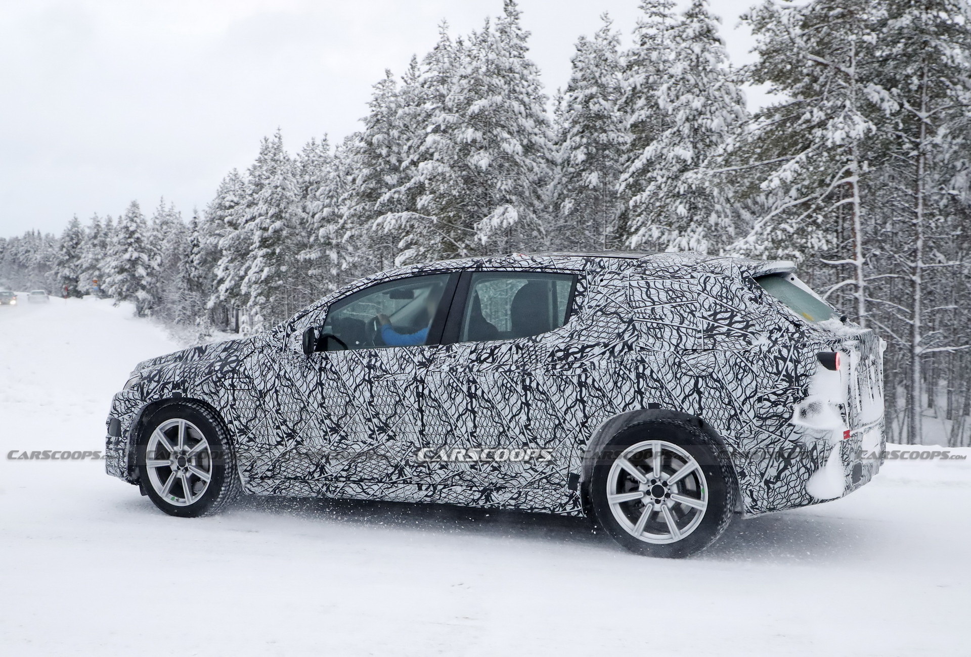 New Mercedes EQS Range-Topping Electric SUV Spied Inside And Out