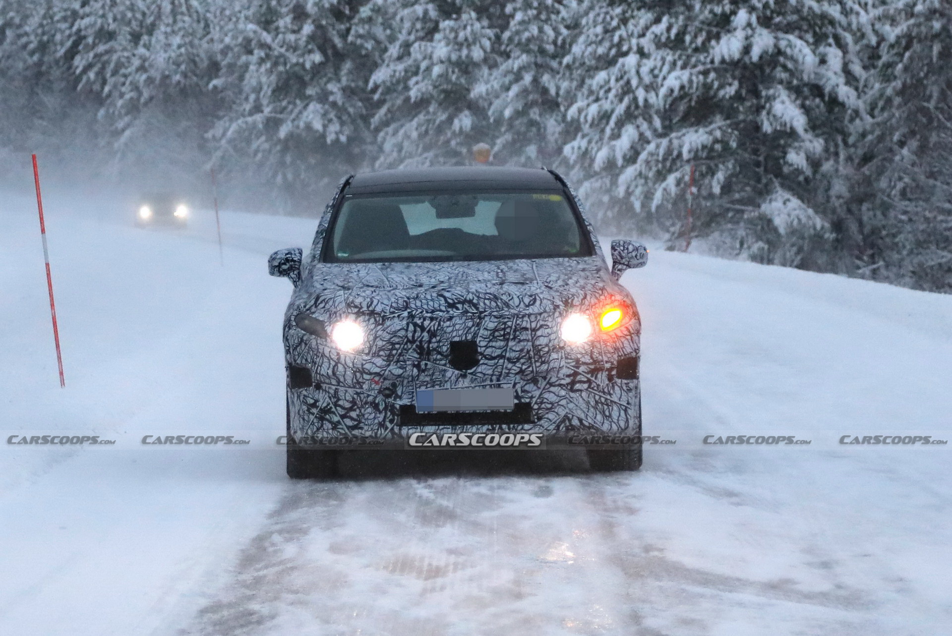 New Mercedes EQS Range-Topping Electric SUV Spied Inside And Out