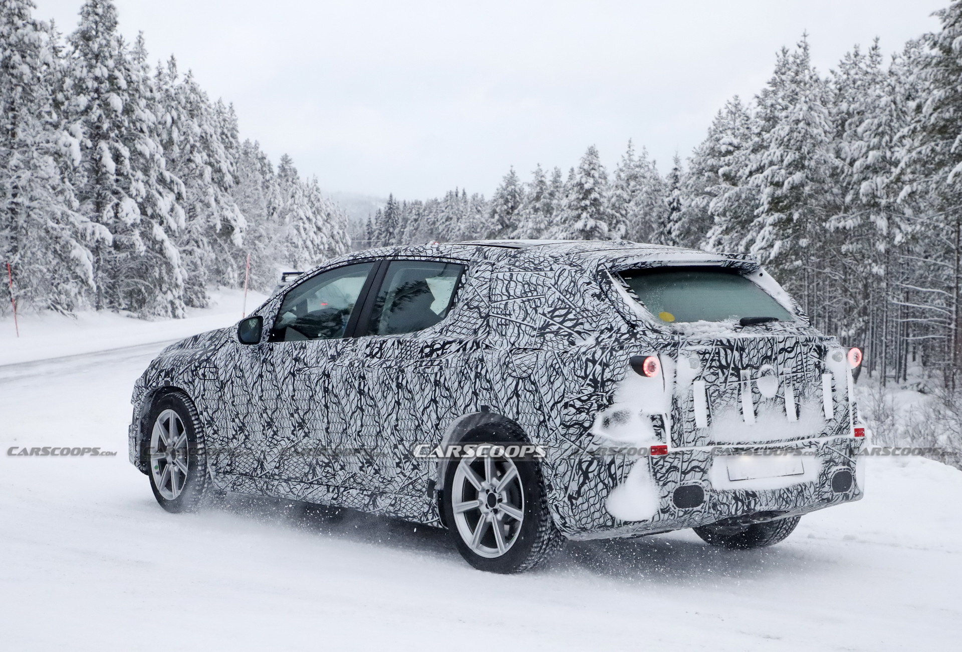 New Mercedes EQS Range-Topping Electric SUV Spied Inside And Out