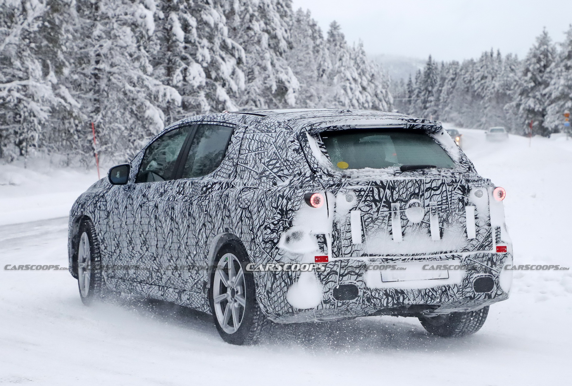 New Mercedes EQS Range-Topping Electric SUV Spied Inside And Out