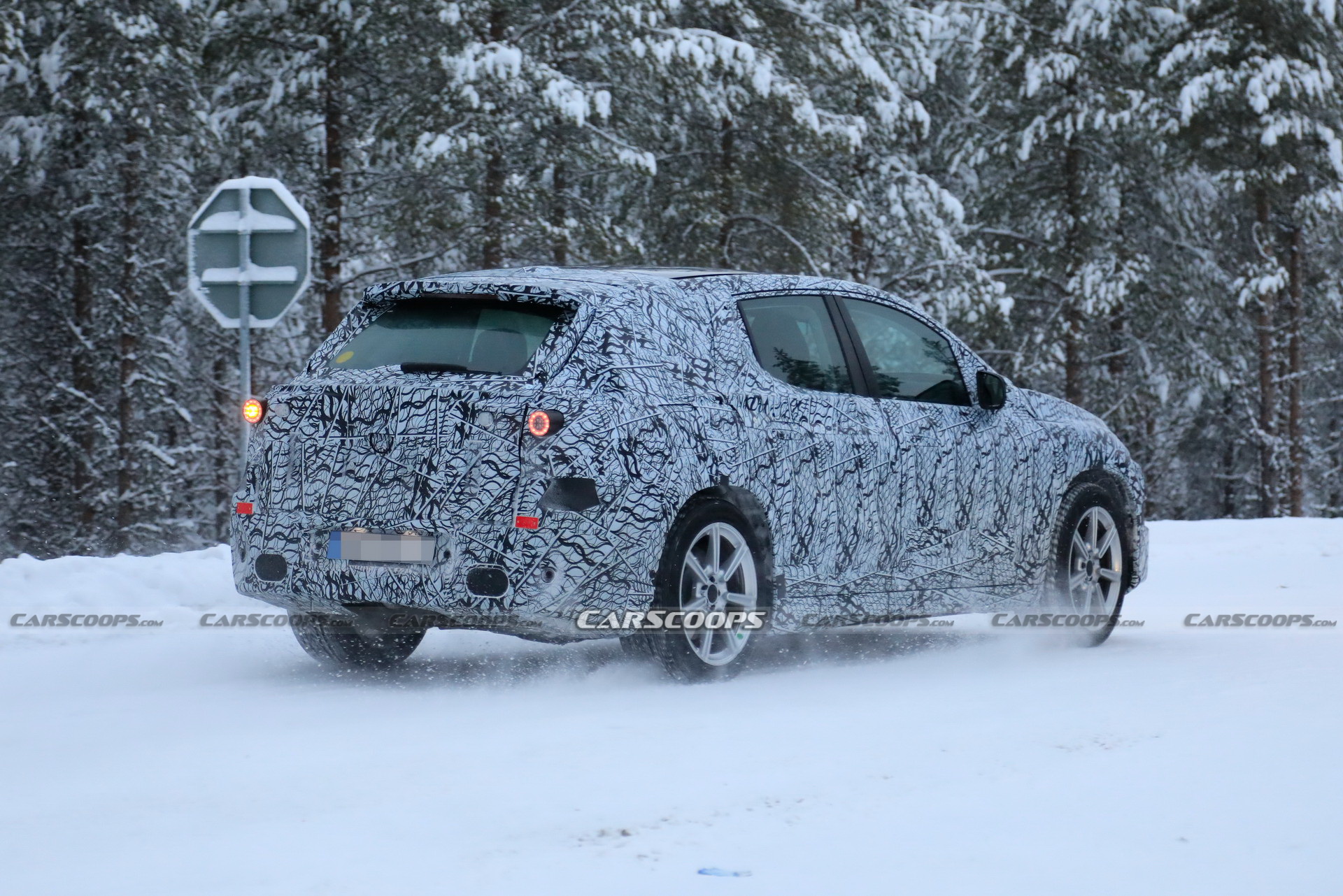 New Mercedes EQS Range-Topping Electric SUV Spied Inside And Out