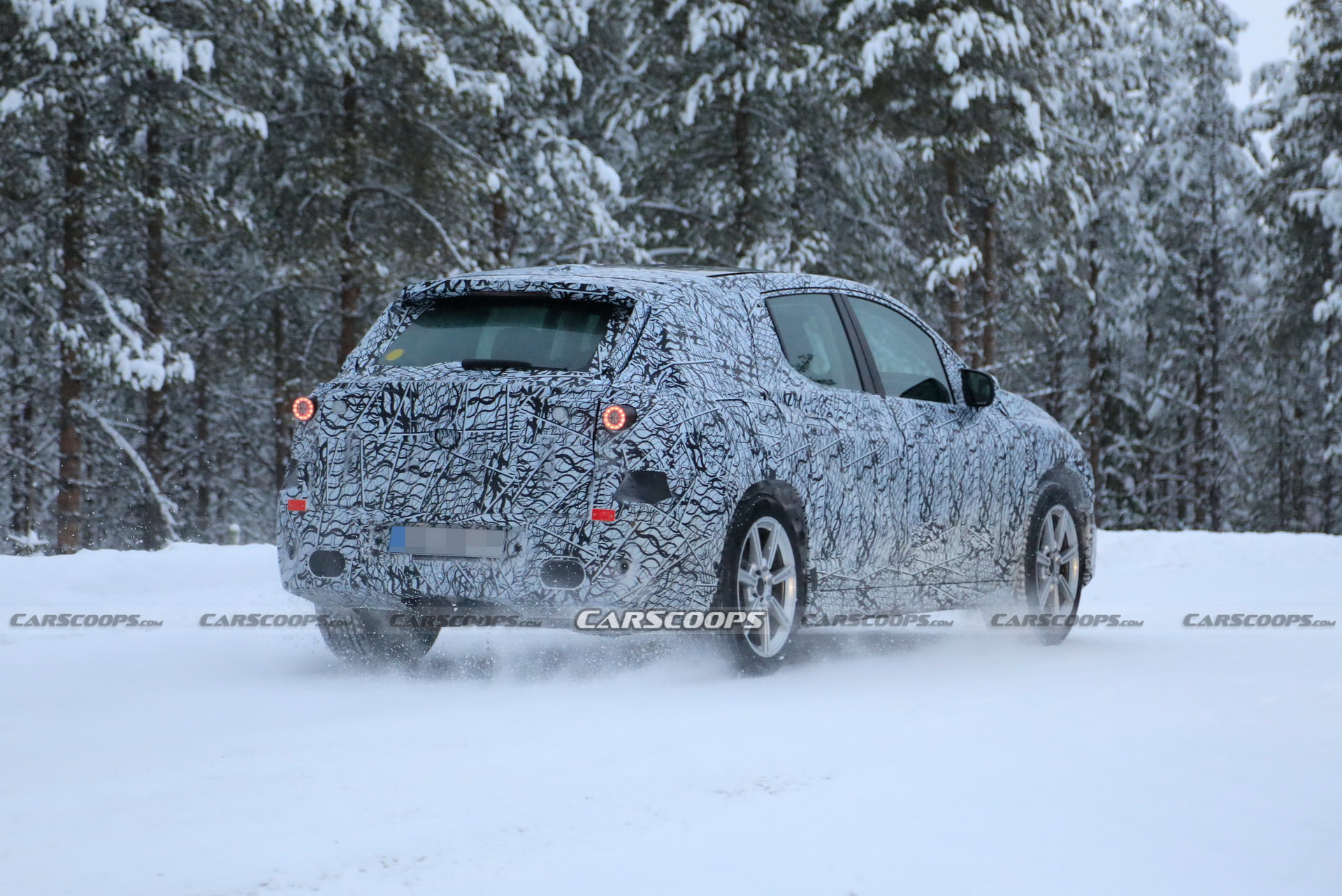 New Mercedes EQS Range-Topping Electric SUV Spied Inside And Out