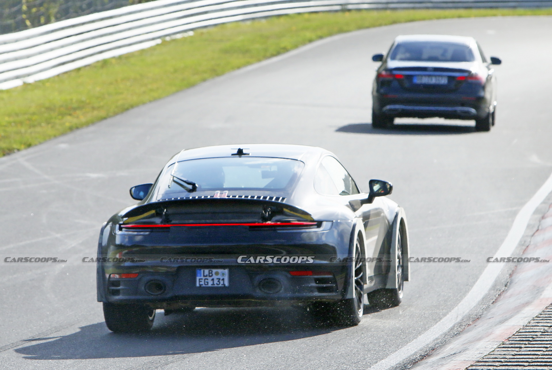 Porsche Spied Testing Weird High-Riding 911 On The Nurburgring