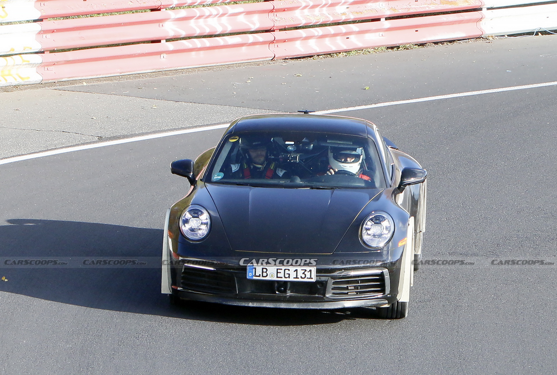 Porsche Spied Testing Weird High-Riding 911 On The Nurburgring