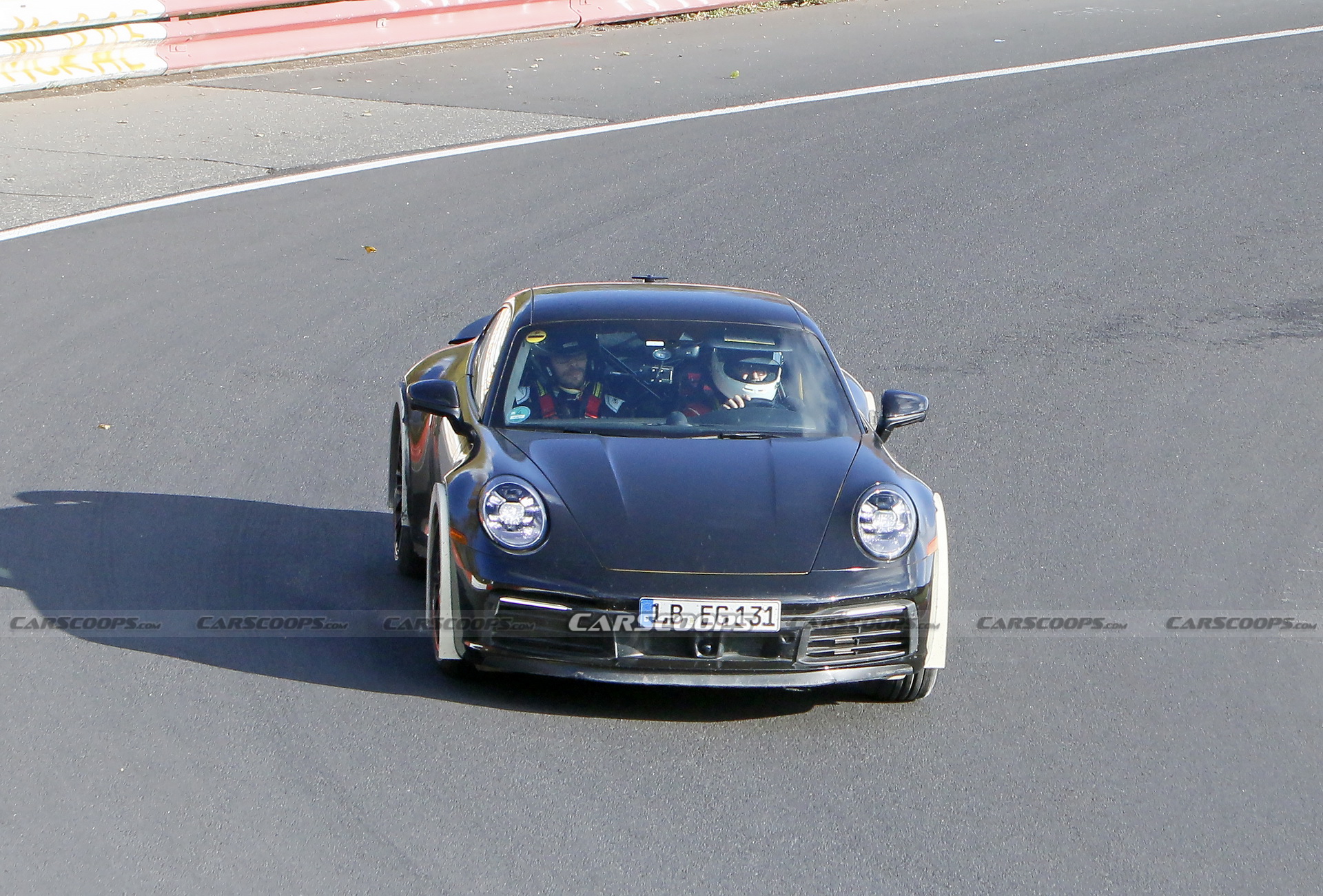 Porsche Spied Testing Weird High-Riding 911 On The Nurburgring