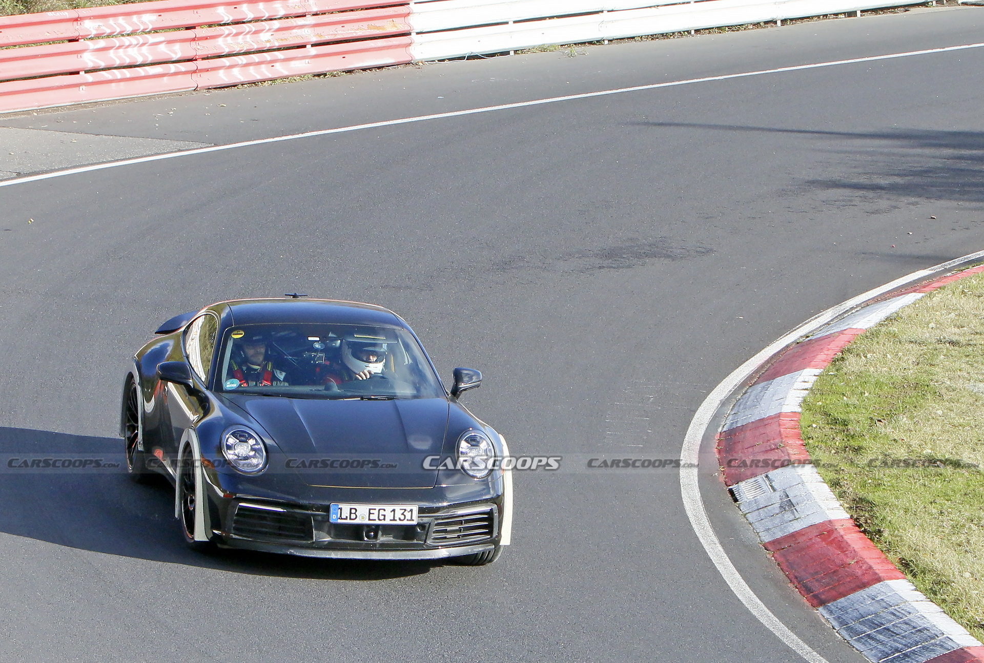 Porsche Spied Testing Weird High-Riding 911 On The Nurburgring
