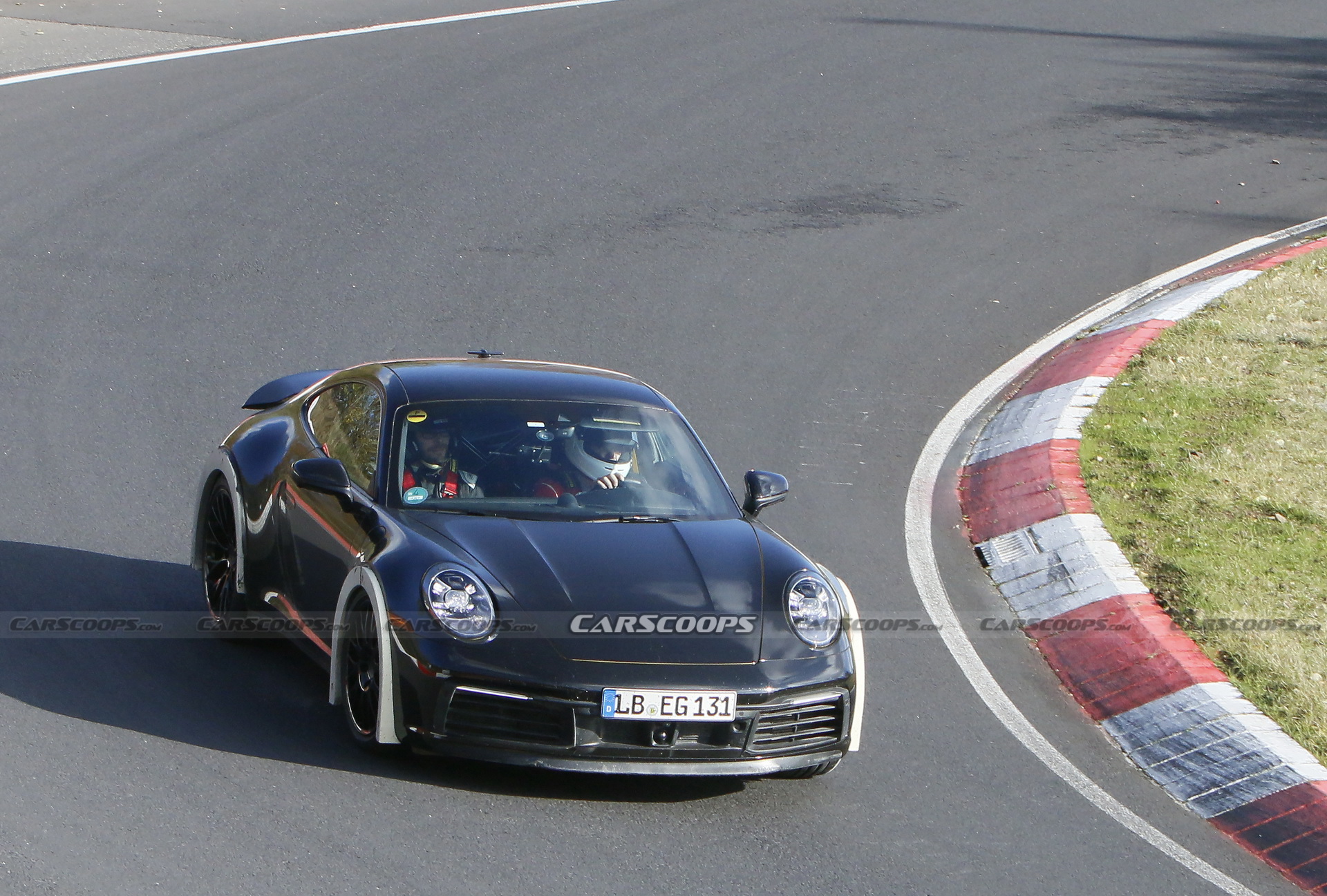 Porsche Spied Testing Weird High-Riding 911 On The Nurburgring