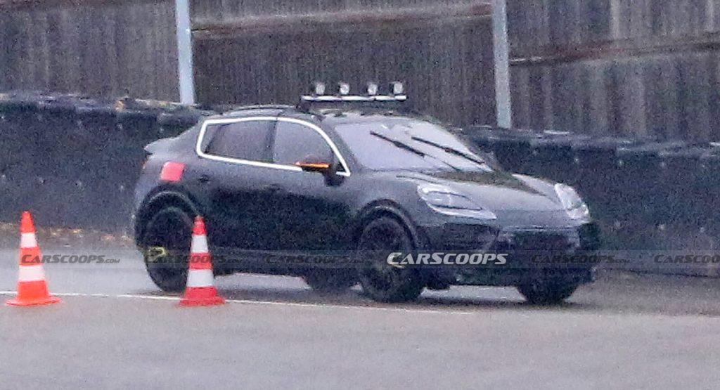  Electric Porsche Macan Spied For The First Time, Adopts A Coupe-SUV Body