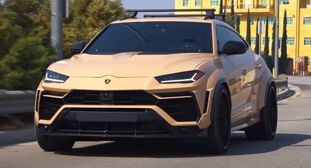  Widebody Lamborghini Urus With Sand Wrap Would Look At Home In The Desert