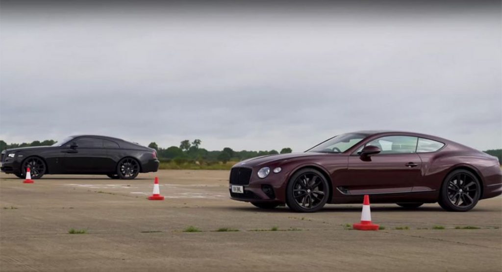  A Rolls-Royce Wraith And A Bentley Continental GT Walk Into A Drag Strip