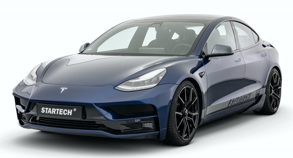  Startech Starts Tuning Teslas, Gives Model 3 A Sporty Makeover