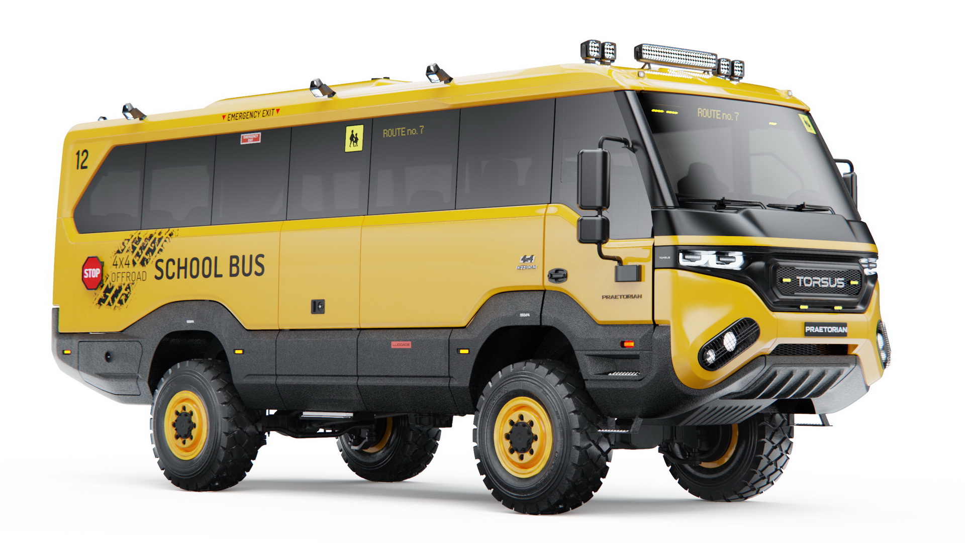 Torsus Turns The Praetorian Into The World’s Most Rugged School Bus