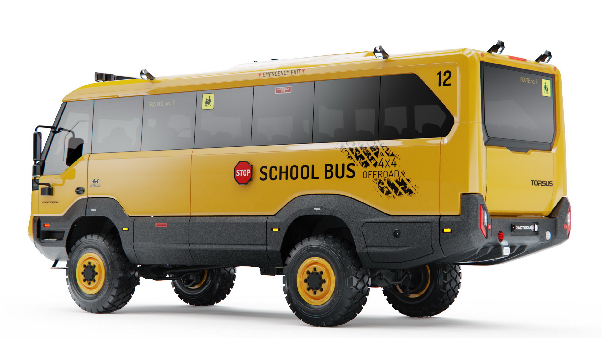 Torsus Turns The Praetorian Into The World’s Most Rugged School Bus