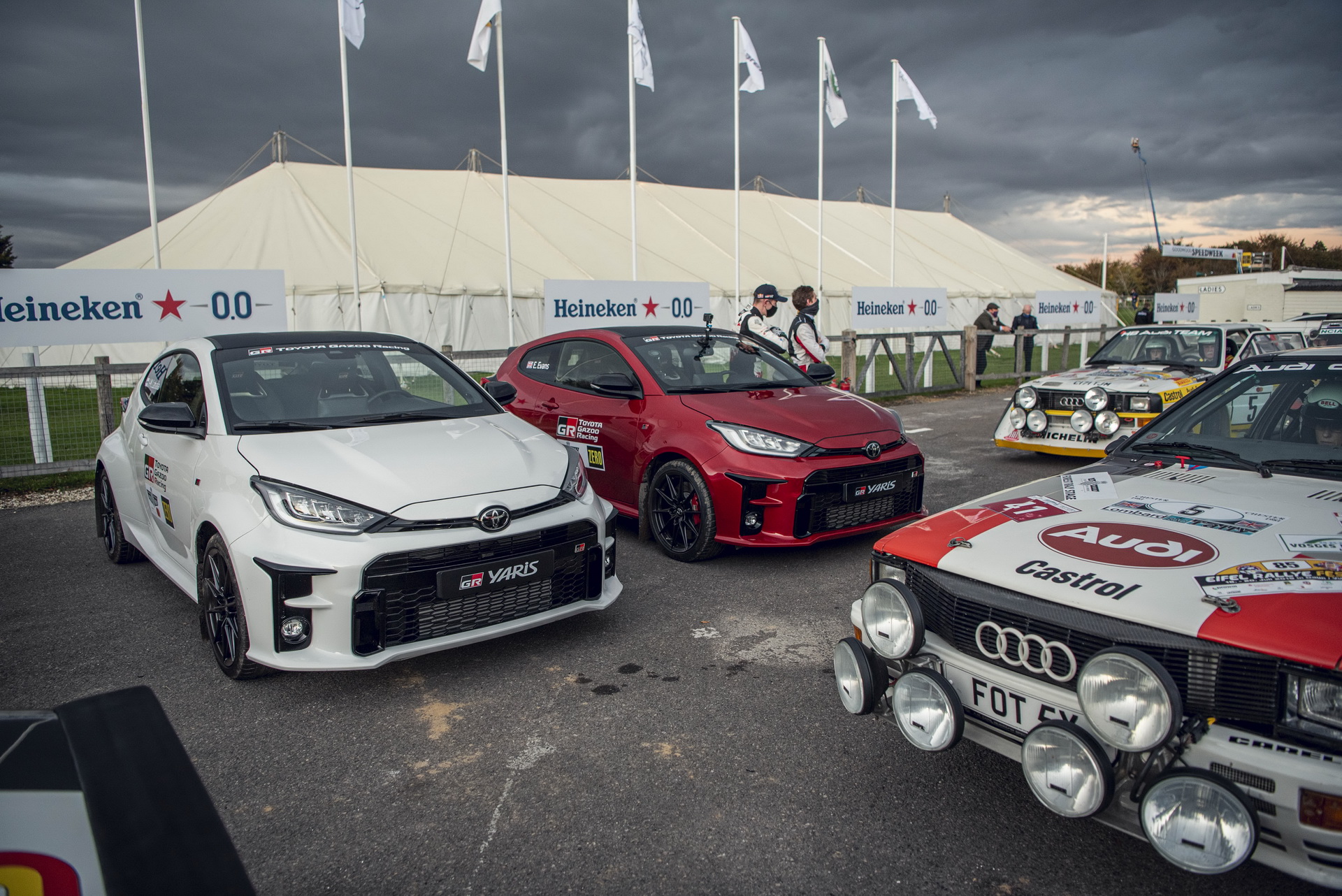 Toyota GR Yaris Makes Dynamic Debut In Goodwood Among Rally Legends