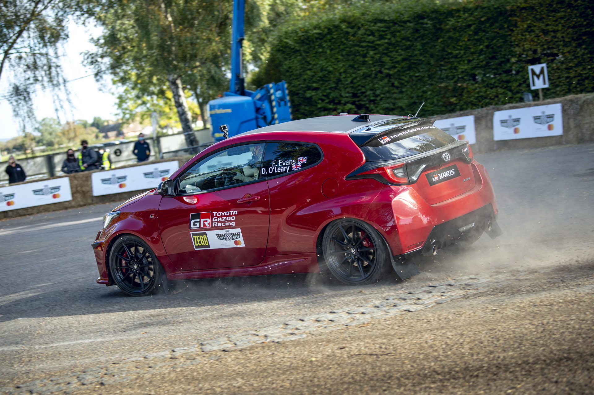 Toyota GR Yaris Makes Dynamic Debut In Goodwood Among Rally Legends