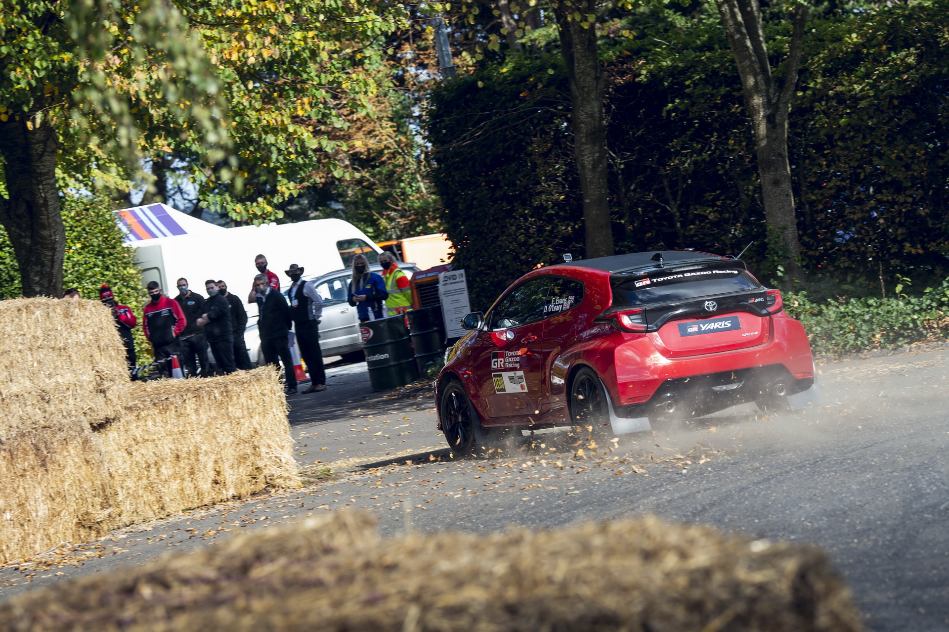 Toyota GR Yaris Makes Dynamic Debut In Goodwood Among Rally Legends