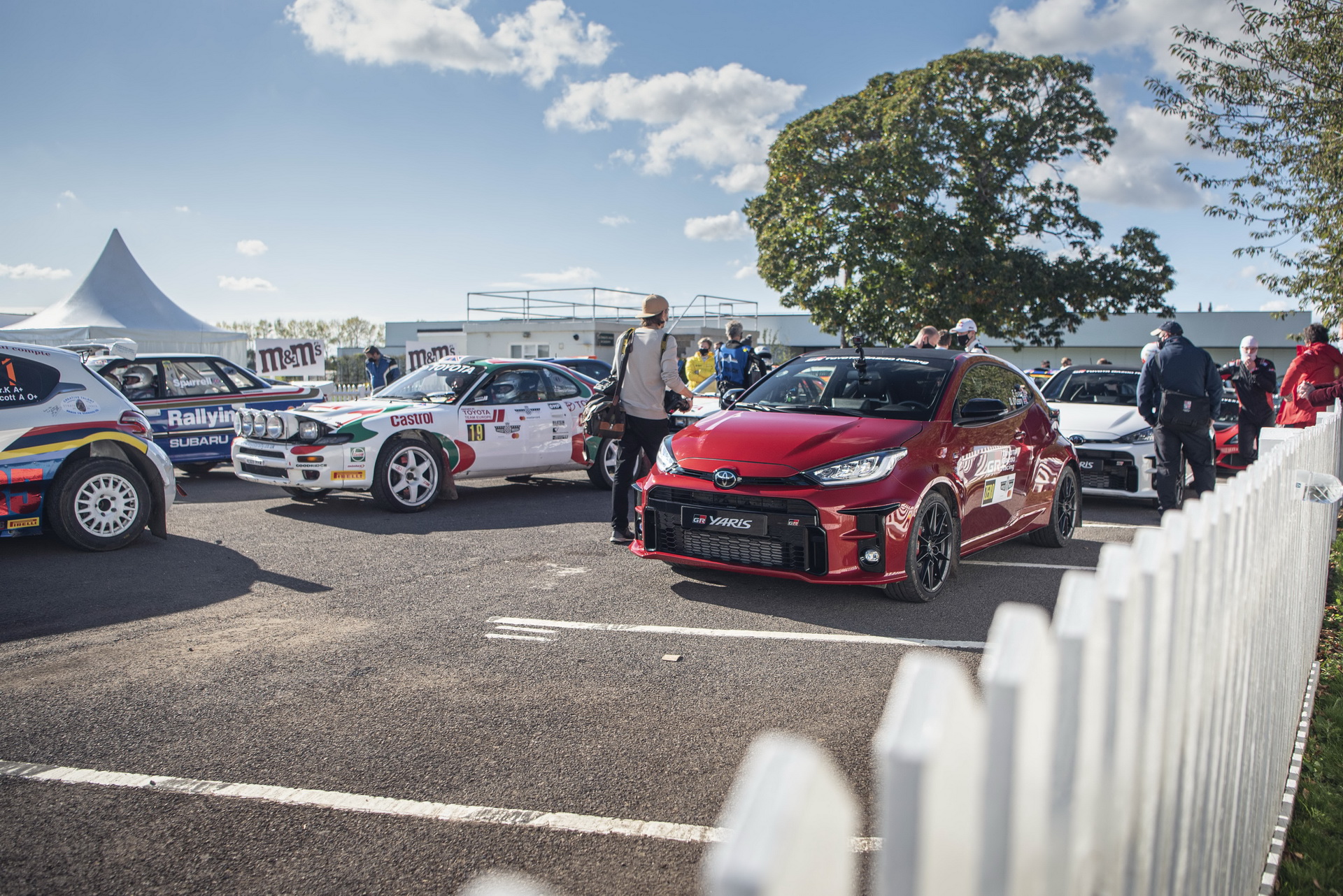 Toyota GR Yaris Makes Dynamic Debut In Goodwood Among Rally Legends