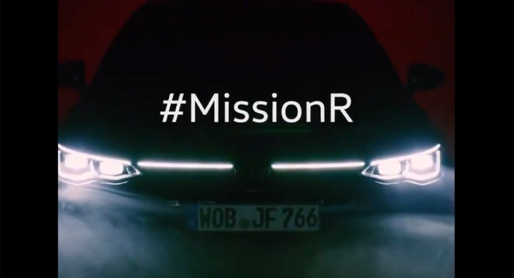  New 2021 VW Golf R Mk8 Teased Before November 4 Debut
