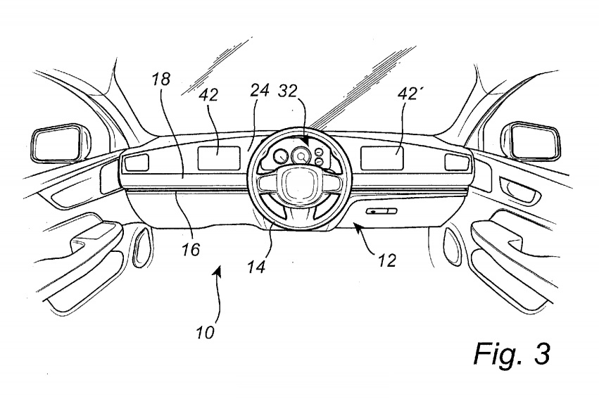 Volvo Files Patent For Steering Wheel That Can Slide From Left To Right