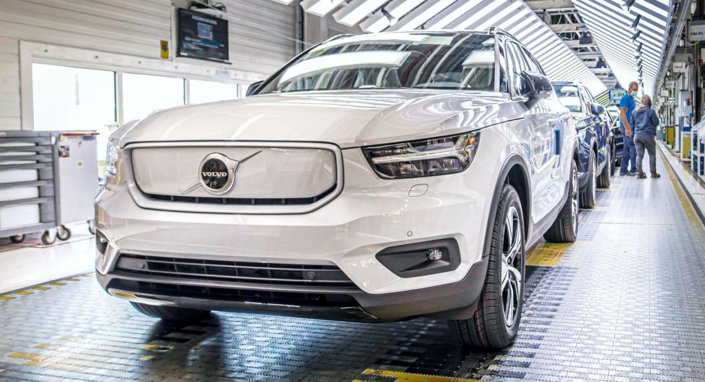  Volvo’s First Fully-Electric Car, The New XC40 Recharge, Enters Production With First Deliveries Expected This Month