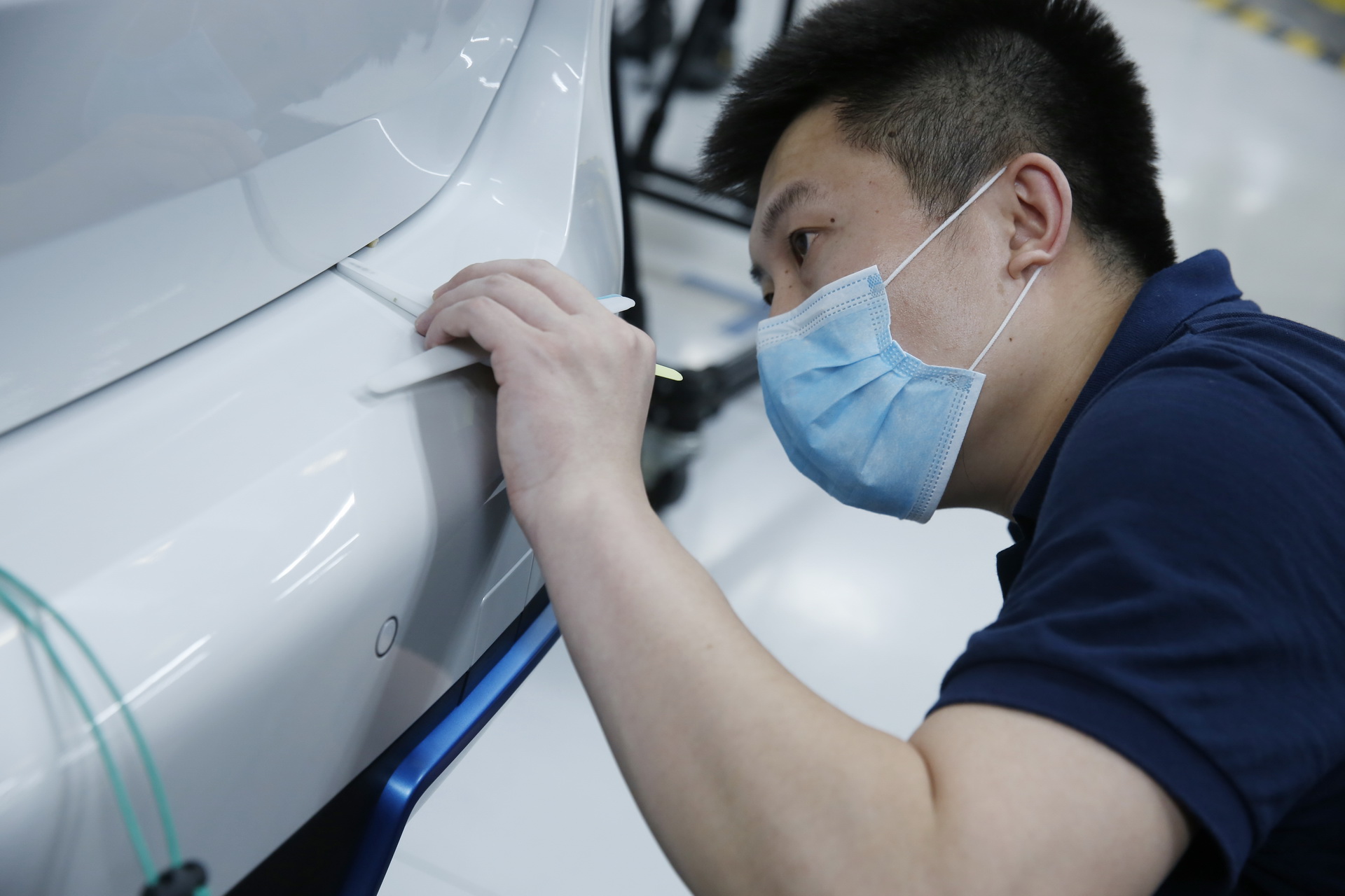 First BMW iX3 EV Leaves Assembly Line In Shenyang, China