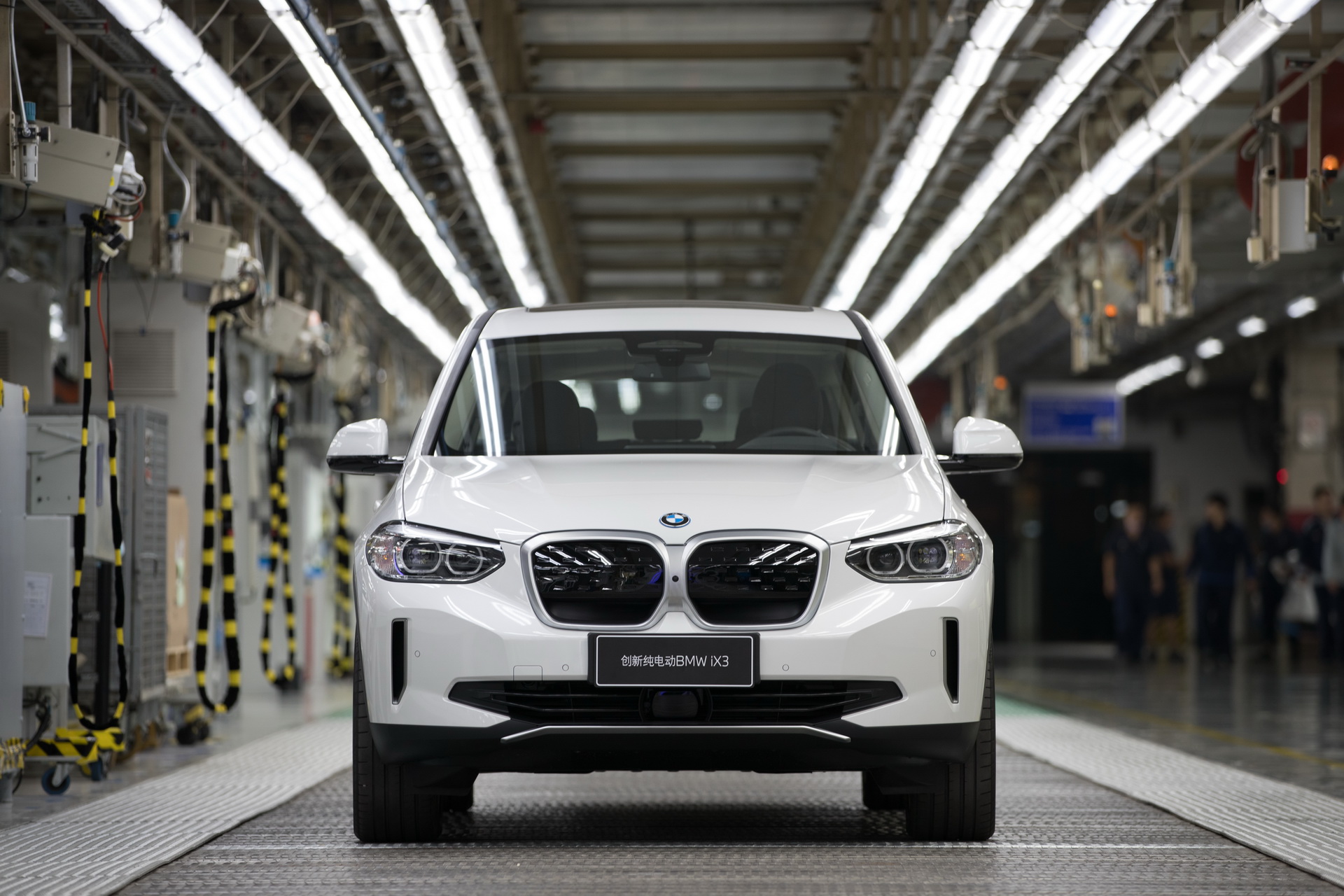 First BMW iX3 EV Leaves Assembly Line In Shenyang, China