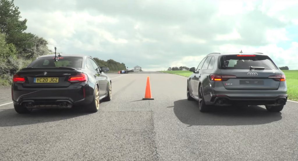 BMW M2 CS Takes On The Audi RS4 Avant In Quarter-Mile Sprint
