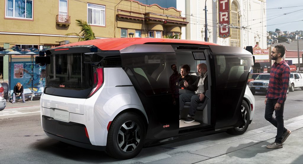  Cruise And GM Seek U.S. Approval To Deploy Autonomous Origin Passenger Pods